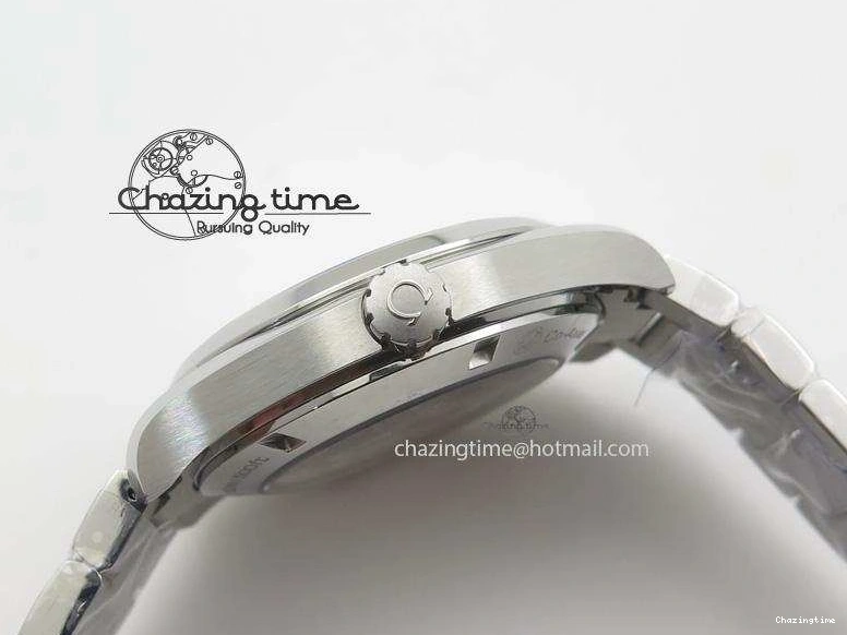 0324 Affordable Aqua Terra 150M SS 1:1 Best Edition Deep Blue Textured Dial On SS Bracelet A 8253